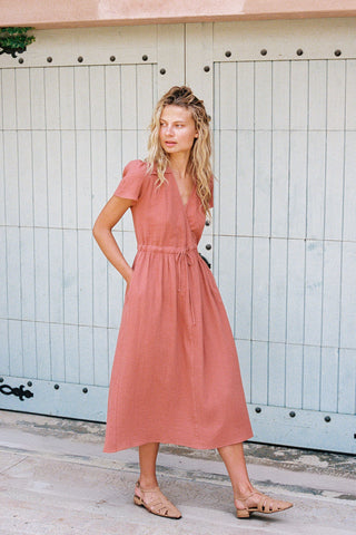 The Dawn Dress | Terracotta Gauze Christy Dawn The Dawn Dress | Terracotta Gauze Christy Dawn