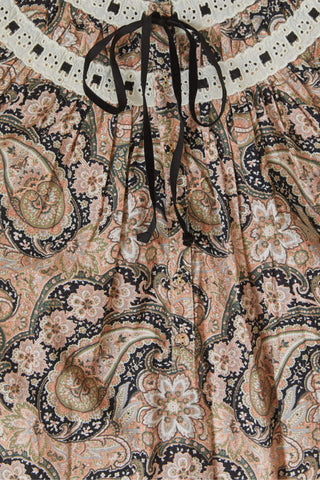 The Arabella Dress | Carob Paisley