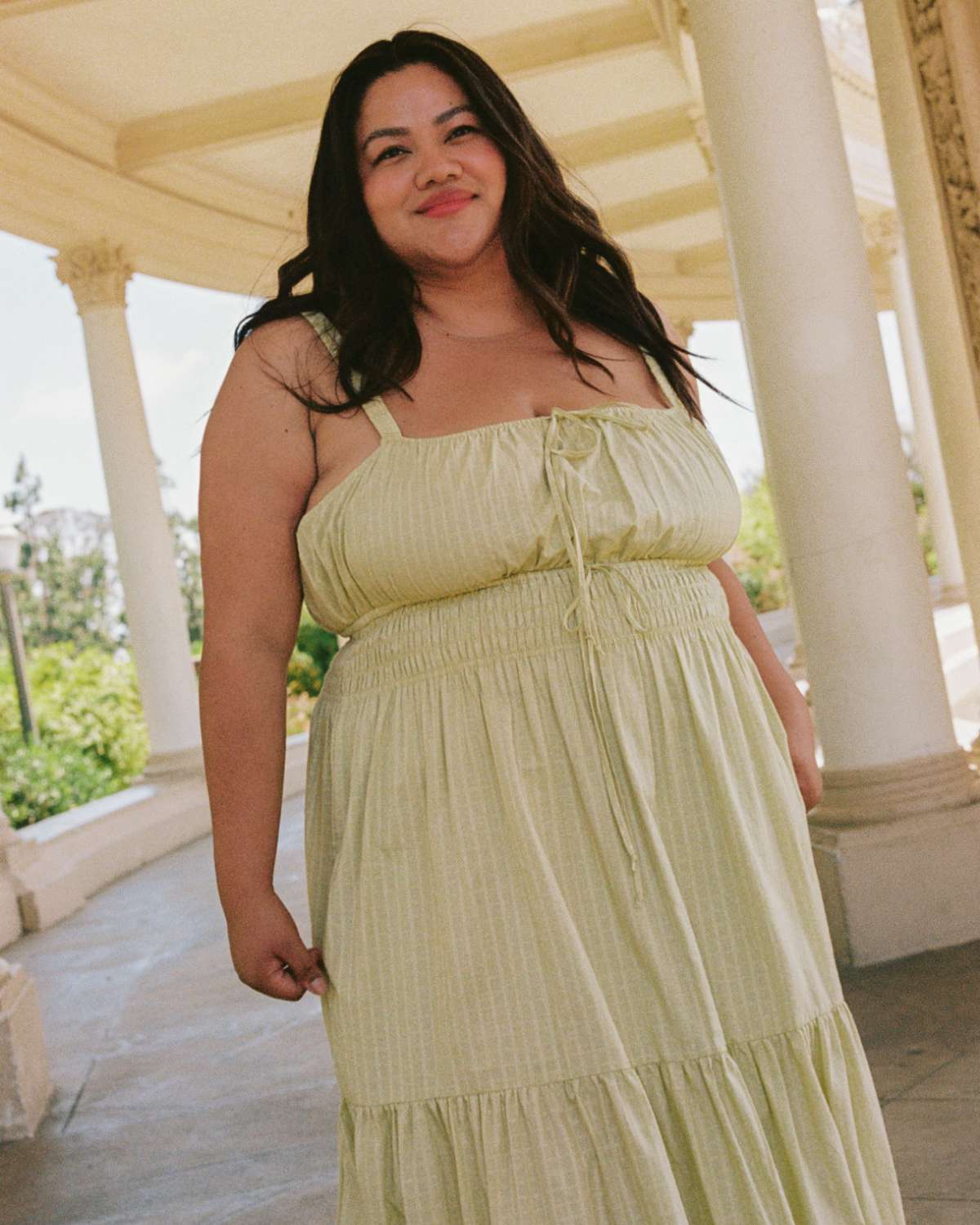 The Zuri Dress Extended | Lemongrass – Christy Dawn