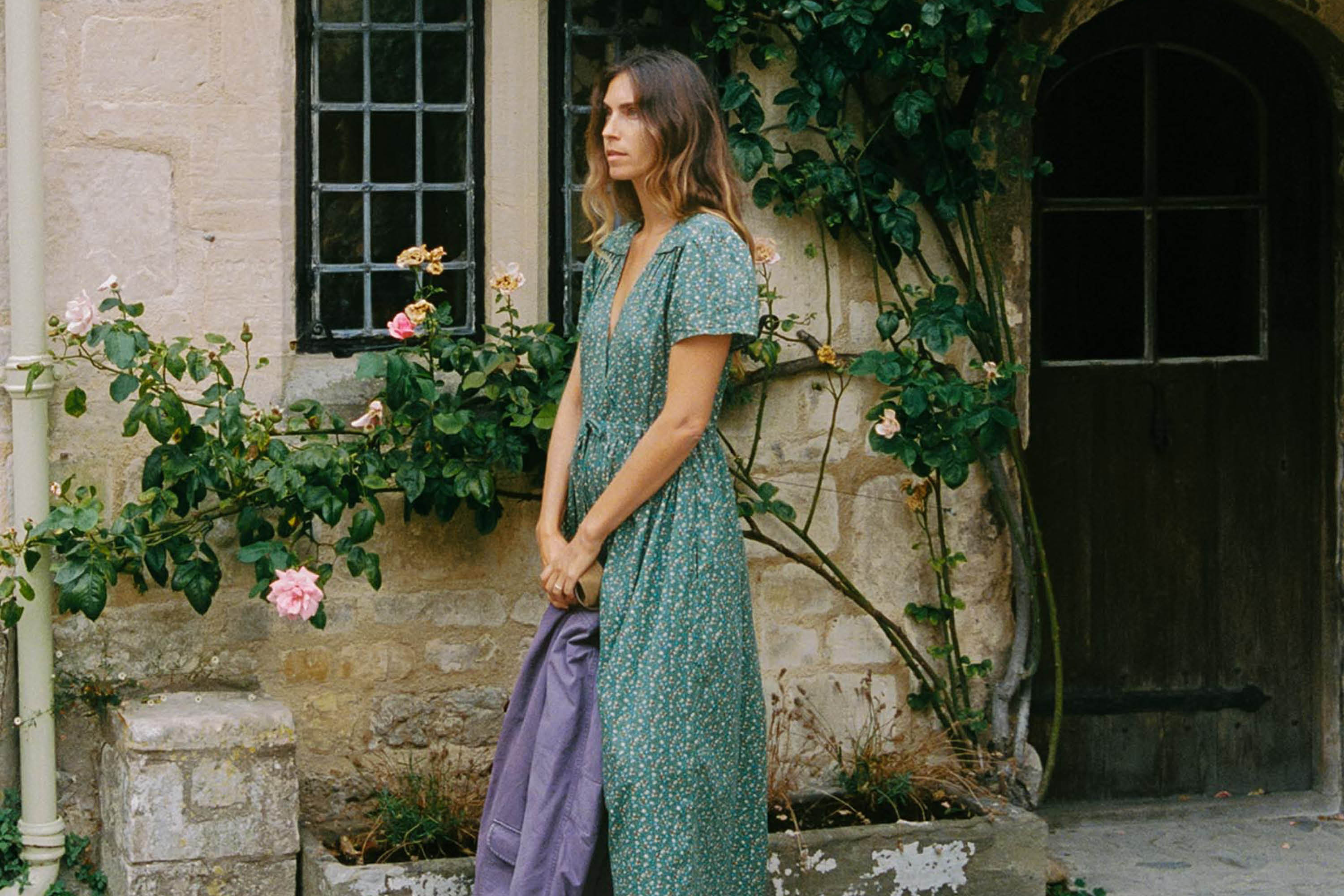 long dress evening dresses Black Sleeve Formal Paper Heart Floral Maxi Color:Mahogany buy@1999
