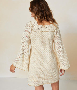 The Alina Dress | Cream Crochet