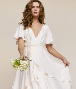 The Athena Dress | Pearl Silk