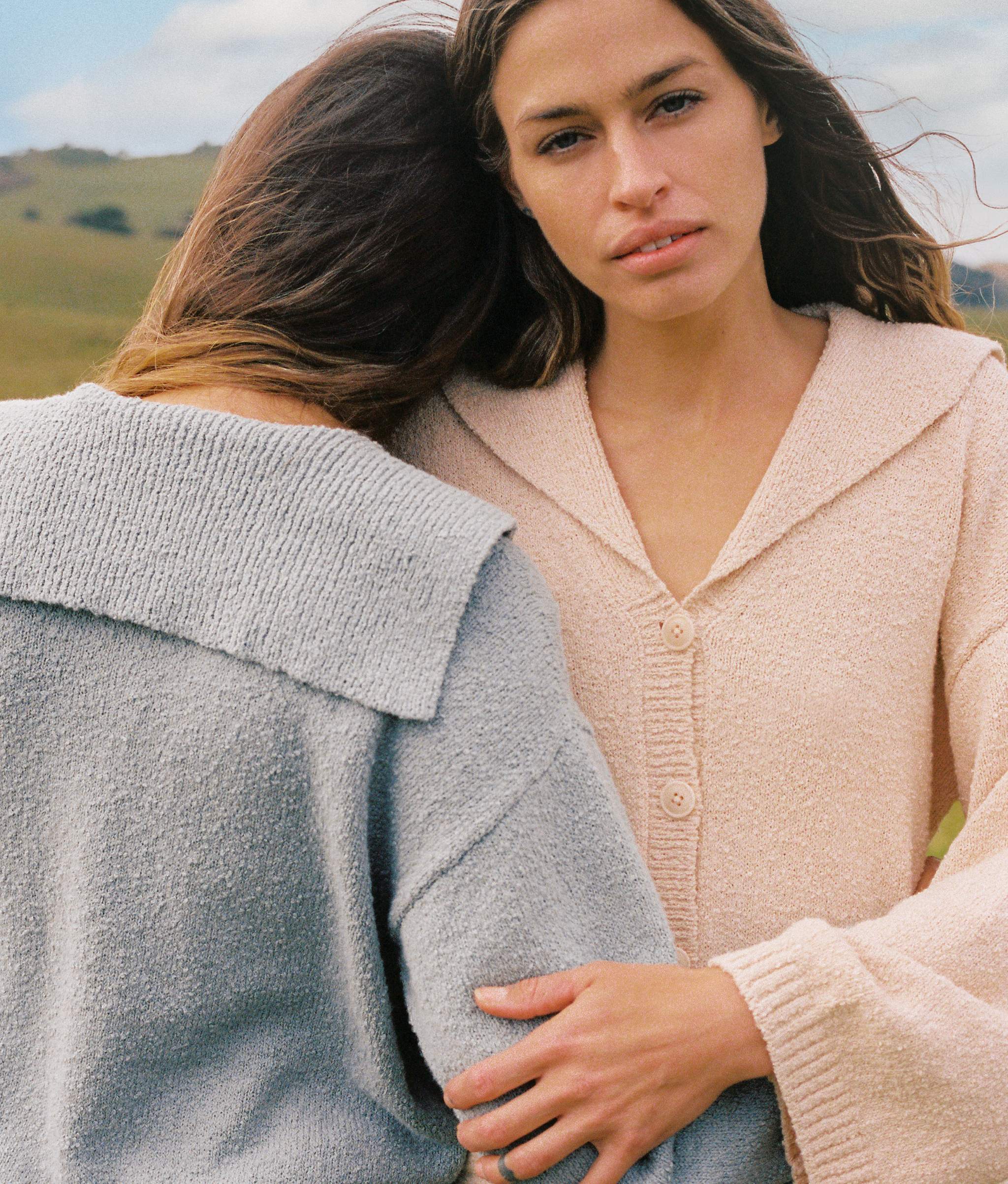 The Aura Sweater | Linen Boucle