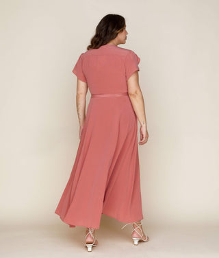 The Autumn Dress | Dusty Rose Silk Christy Dawn The Autumn Dress | Dusty Rose Silk Christy Dawn