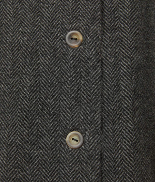 The Eleanor Coat | Grey Herringbone