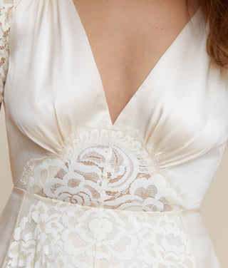 The Fitzgerald Dress | Pearl Silk