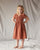 The Dawn Dress Kids | Terracotta Gauze
