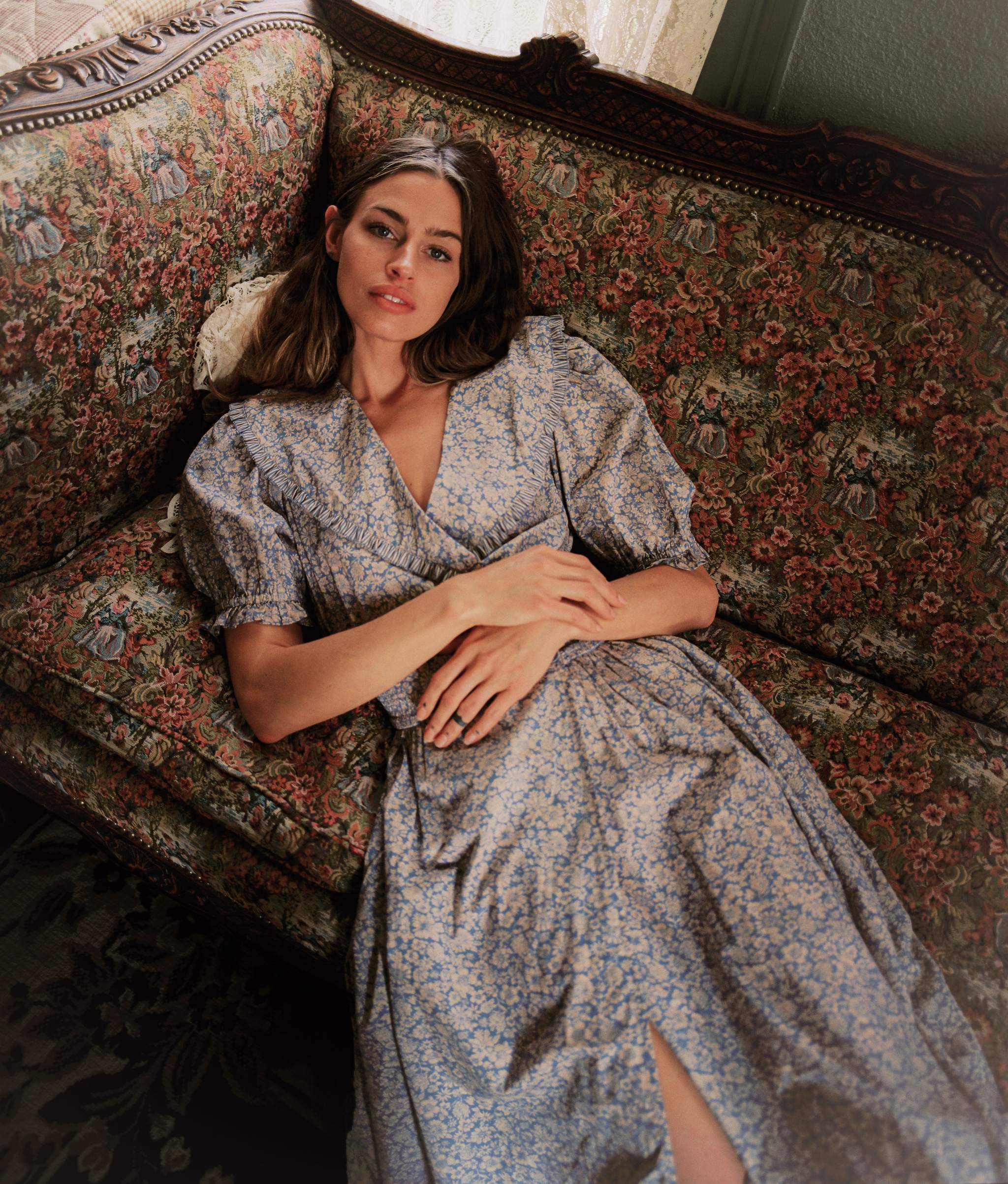 The Liliana Dress | Daisy Blue – Christy Dawn