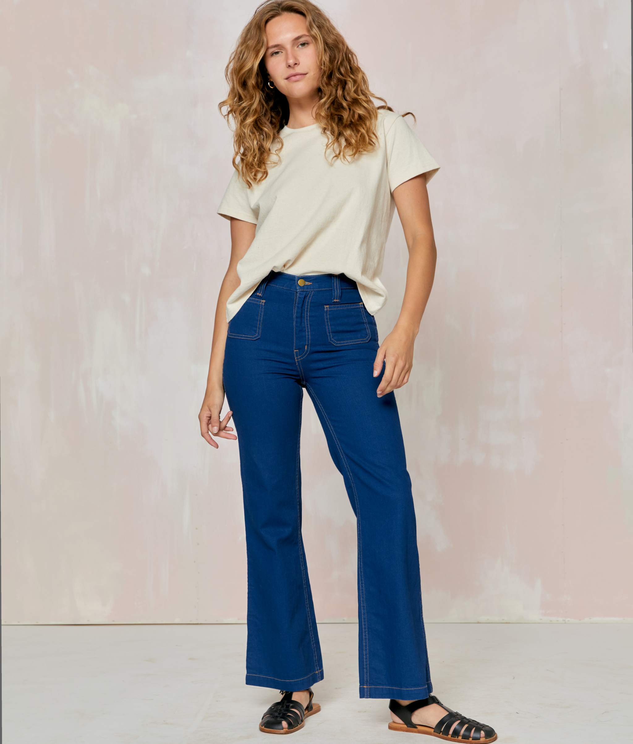dermawear Women's Stretchable High Waist Regular Fit Shapewear Denim Jeans  (36 Cobalt Blue) at Amazon Women's Jeans store