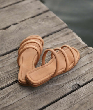 The Monroe Sandal | Walnut Leather